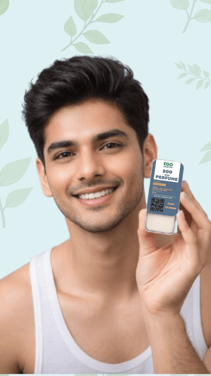 Serene Solid Perfume Balm (10g) – Long Lasting Indoor Wax Perfume for Men and Women with Tropical Tangy Citrus, Beach Citrus, Warm Vetiver & Cedar Notes | Alcohol-Free Pocket Scent - EGO LIFESTYLE