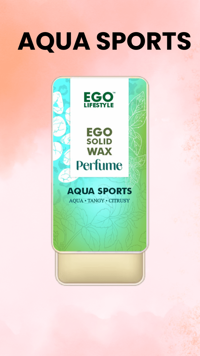 Aqua Sports | Aqua - Tangy - Citrusy | Ego Lifestyle | Solid Perfume for Men & Women | 100% Natural - EGO LIFESTYLE