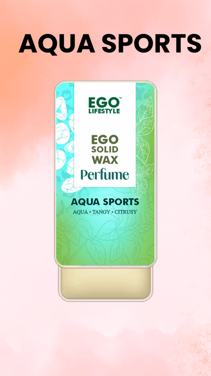 Aqua Sports | Aqua - Tangy - Citrusy | Ego Lifestyle | Solid Perfume for Men & Women | 100% Natural - EGO LIFESTYLE