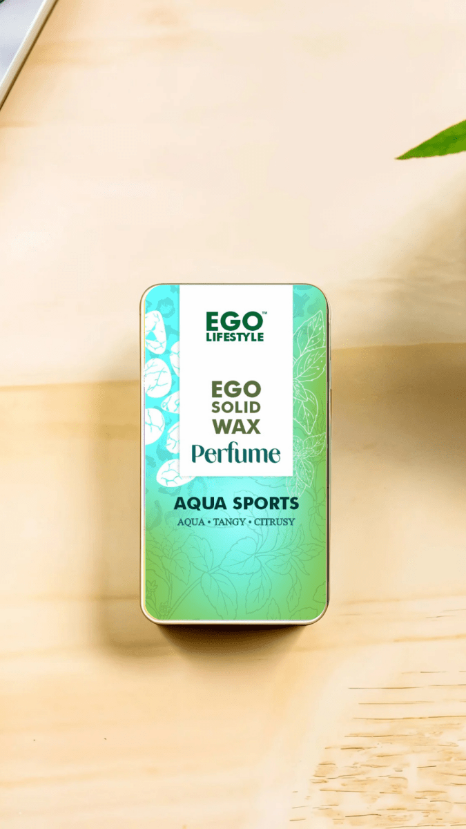Aqua Sports | Aqua - Tangy - Citrusy | Ego Lifestyle | Solid Perfume for Men & Women | 100% Natural - EGO LIFESTYLE