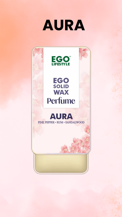 Aura | Ego Lifestyle | Solid Perfume for Men & Women | 100% Natural