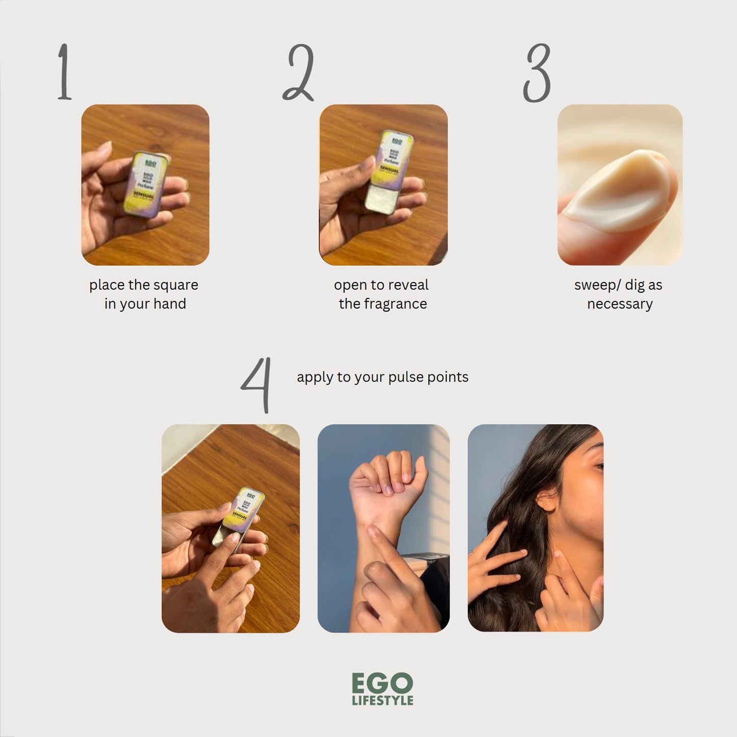 Rimzim | Ego Lifestyle | Solid Perfume for Men & Women | 100% Natural