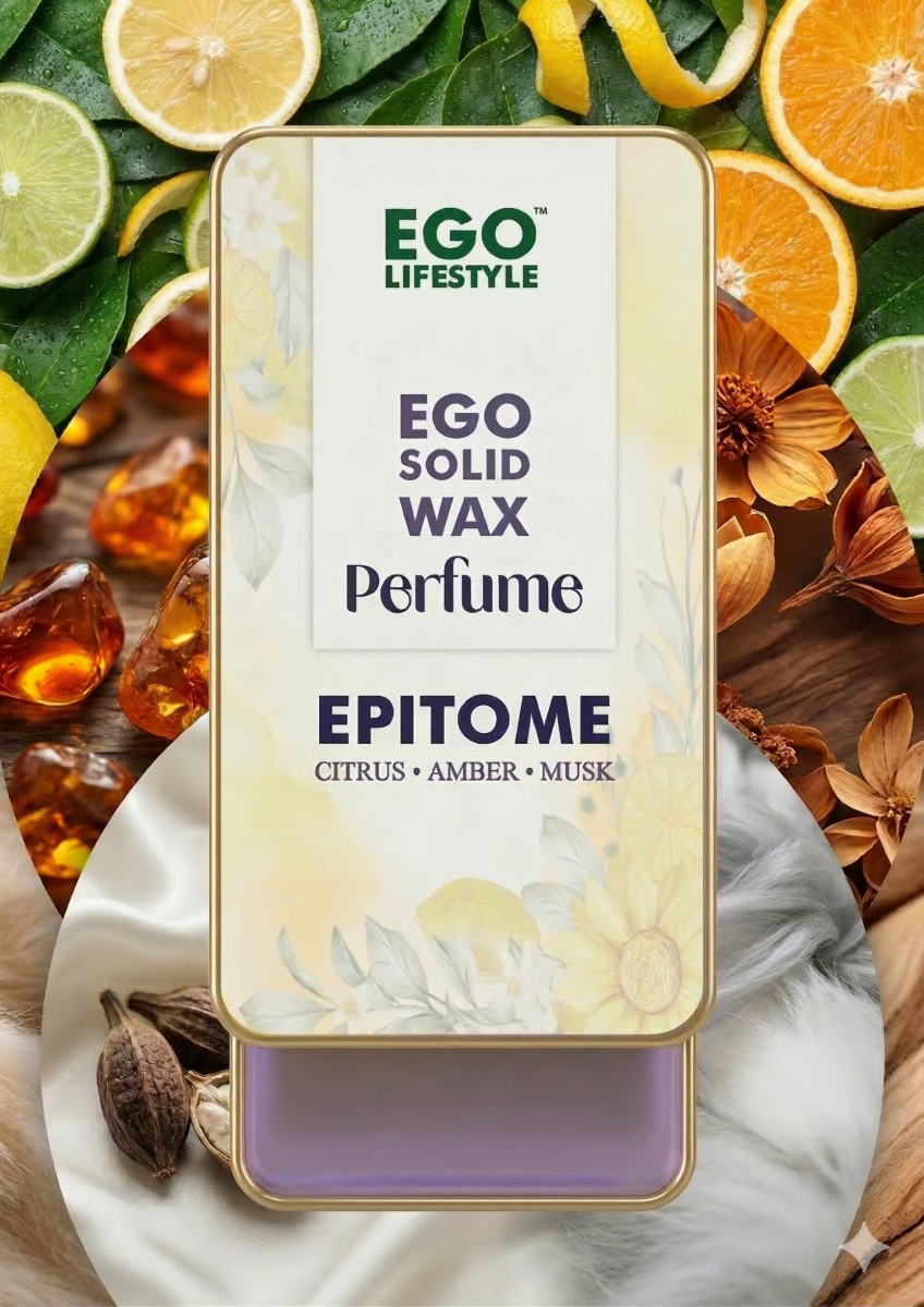 Epitome | Citrus - Amber - Musk | Ego Lifestyle | Solid Perfume for Men & Women | 100% Natural - EGO LIFESTYLE