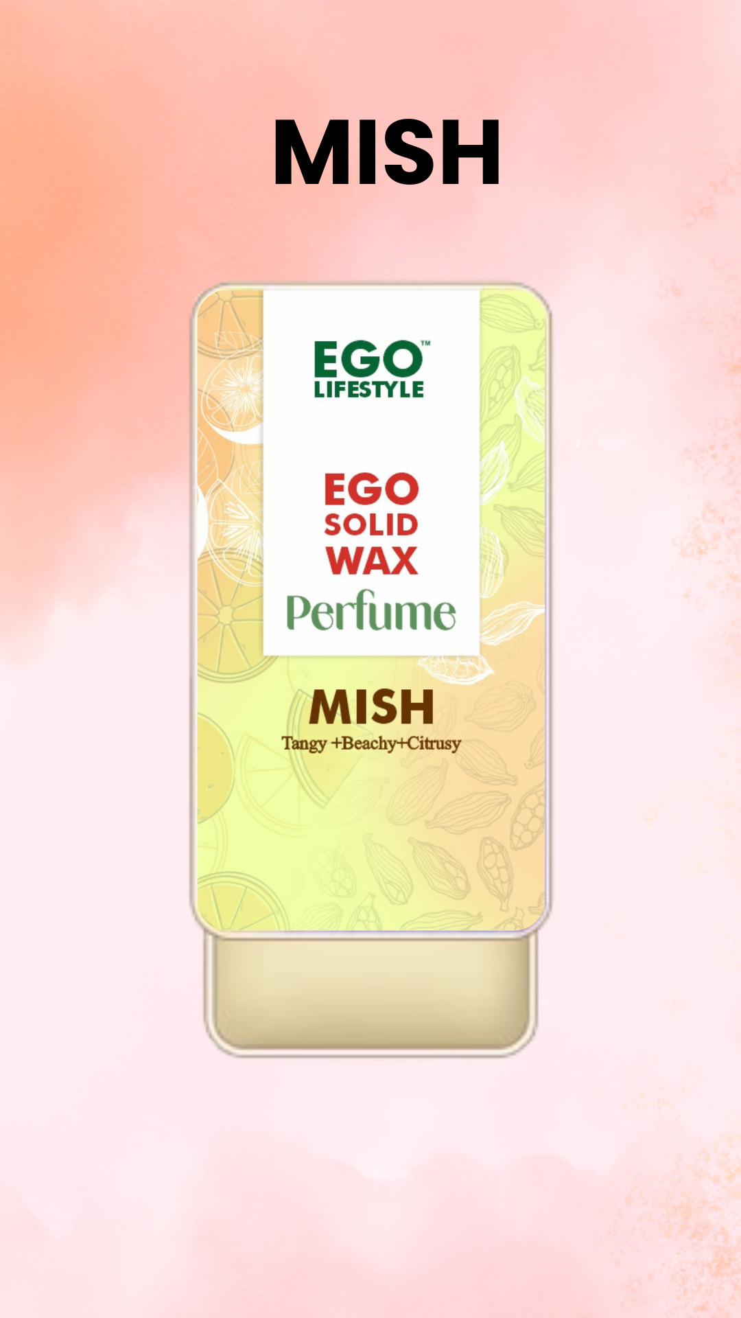 Mish | Ego Lifestyle | Solid Perfume for Men & Women | 100% Natural