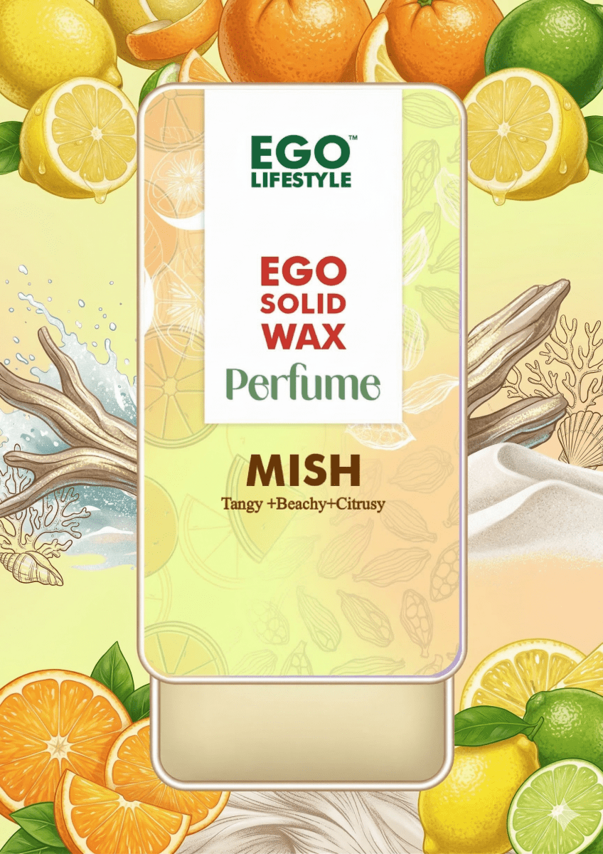 Mish | Tangy - Beachy - Citrusy | Ego Lifestyle | Solid Perfume for Men & Women | 100% Natural - EGO LIFESTYLE