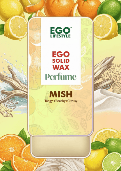 Mish | Tangy - Beachy - Citrusy | Ego Lifestyle | Solid Perfume for Men & Women | 100% Natural - EGO LIFESTYLE