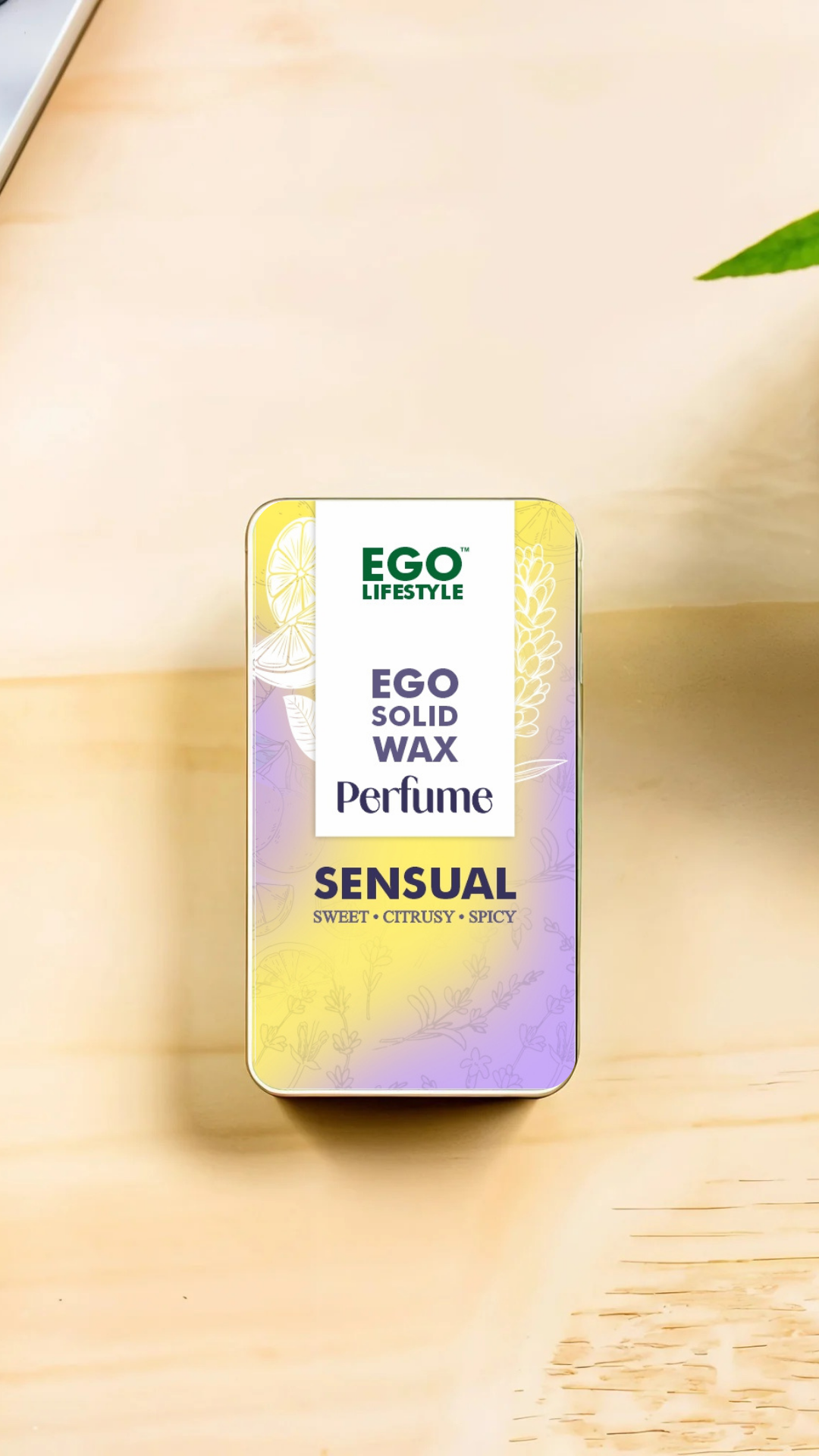 Sensual | Sweet-Citrusy-Spicy | Ego Lifestyle | Solid Perfume for Men & Women | 100% Natural