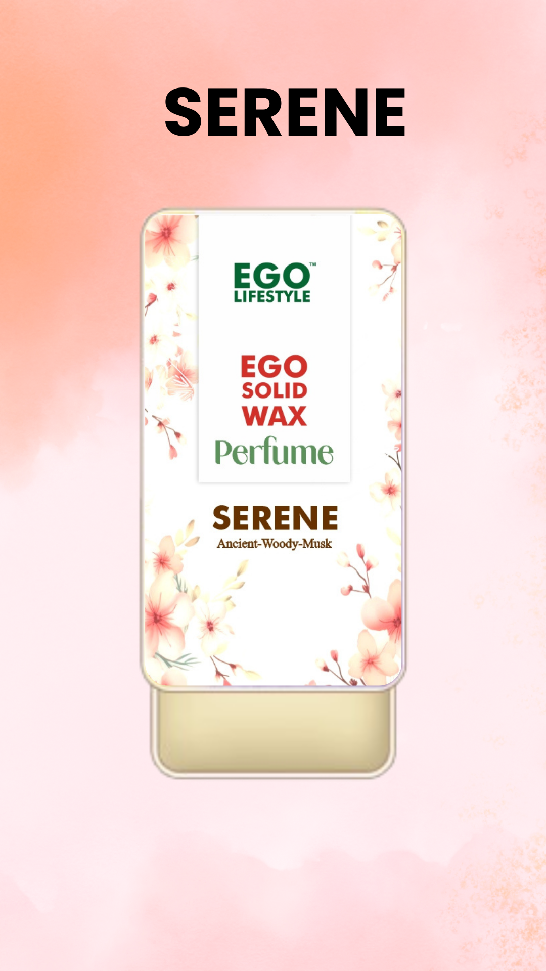 Serene | Ego Lifestyle | Solid Perfume for Men & Women | 100% Natural
