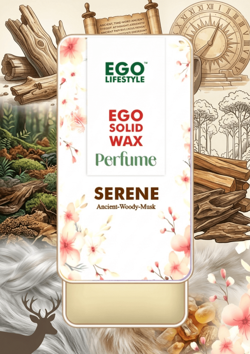 Serene | Ancient - Woody - Musk | Ego Lifestyle | Solid Perfume for Men & Women | 100% Natural - EGO LIFESTYLE