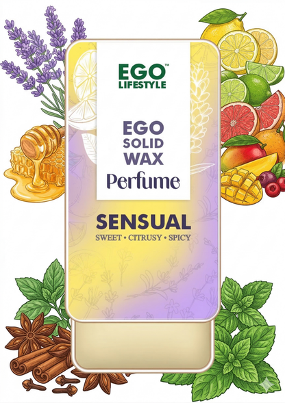 Sensual | Sweet - Citrusy - Spicy | Ego Lifestyle | Solid Perfume for Men & Women | 100% Natural - EGO LIFESTYLE
