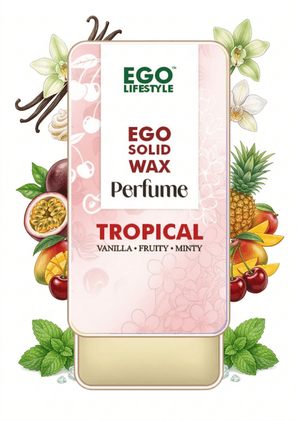 Tropical | Vanilla - Fruity - Minty | Ego Lifestyle | Solid Perfume for Men & Women | 100% Natural - EGO LIFESTYLE
